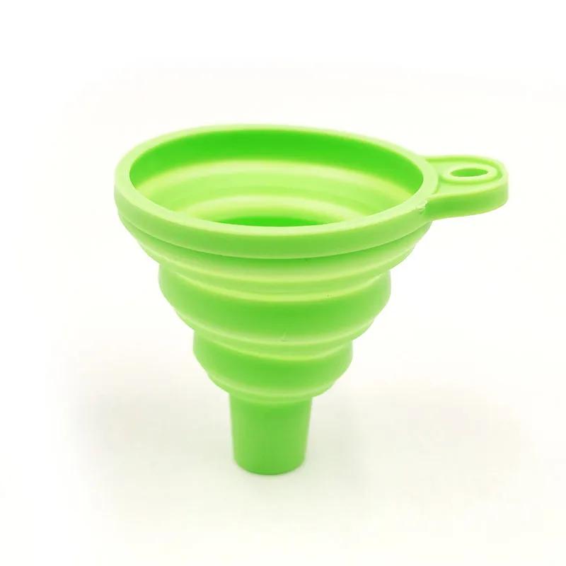 Car Engine Funnel Silicone Liquid Funnel Washer Fluid Change Foldable Portable Auto Engine Oil Petrol Change Funnel Accesorios