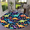 1pc Office Carpet Chair Mats Colorful Dinosaurs Pattern Perfect for Decorating Office Chairs, Living Rooms, Or Bedrooms