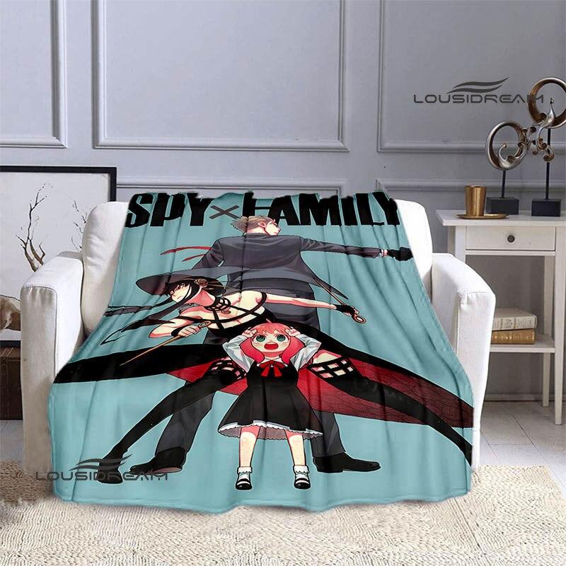 Casus x aile anime baskı battaniye kız çocuk sıcak battaniye flanel yumuşak rahat battaniye ev seyahat battaniyesi doğum günü hediyesi