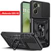 Für Motorola Moto G06 4G Hülle Schiebbarer Kamera-Ring Ständer Halter Vollständige Schutzhülle Capa Funda
