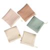 5Pcs Baby Cotton Washcloth Soft Cotton Linen Absorbent Baby Towels  Muslin Squares Newborn Baby Hand Towel Burp Cloth Square Set