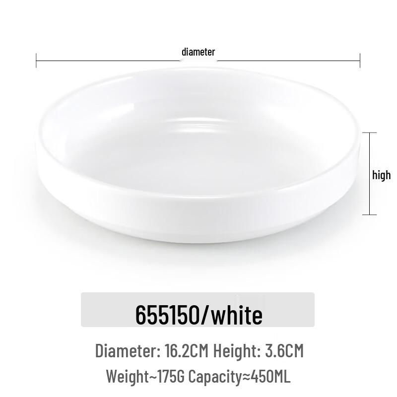 Korean Style Melamine Round Appetizer Plate