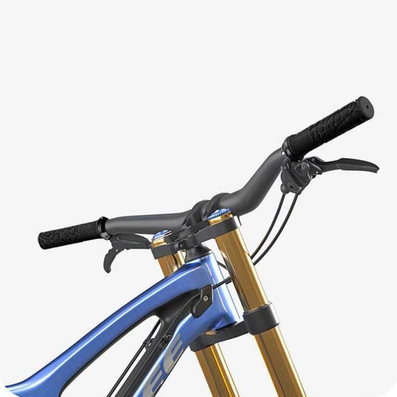 1Pair Ergonomic Bicycles Handle Grips Replacement Rubber Shock Absorption Handlebar Cover Easy to Installation