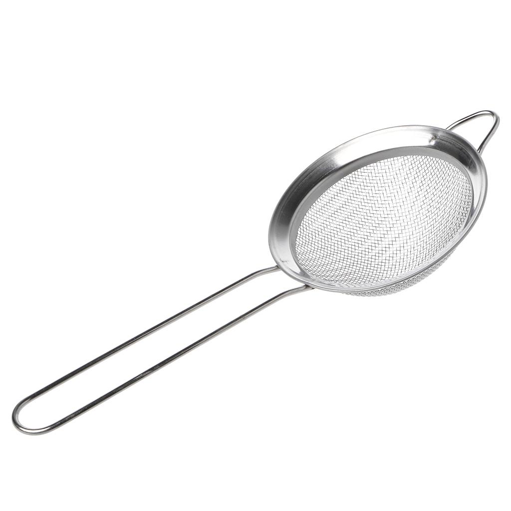 Kitchen Stainless Steel Flour Tea Strainer Mesh Colander Sieve Filter Sifter