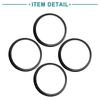 ACROPIX Hub Center Ring 73.1-66.6 Mm Silver Tone 4pcs