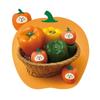 Decor Corporation Concombre Vegetable Cat Daruma, Corn, Size Approx. W3 D2.5 H4.2 ZCB-29835