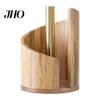 Küchenpapierhalter Spender Große Kapazität Glatter Auszug Holzständer Fleckenresistent Feuchtigkeitsbeständig Organizer Umweltfreundlich