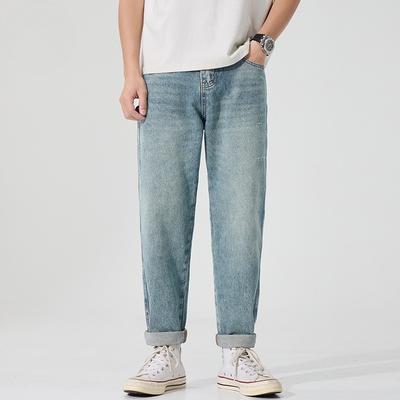 New Spring and Summer Harun Micro-conical Small Foot Jeans Fashionable Casual and Versatile Trendy Men