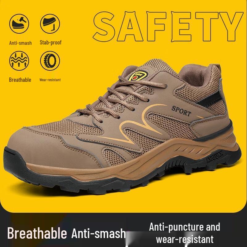 Miling Steel Toe Puncture Resistant Safety Work Shoes