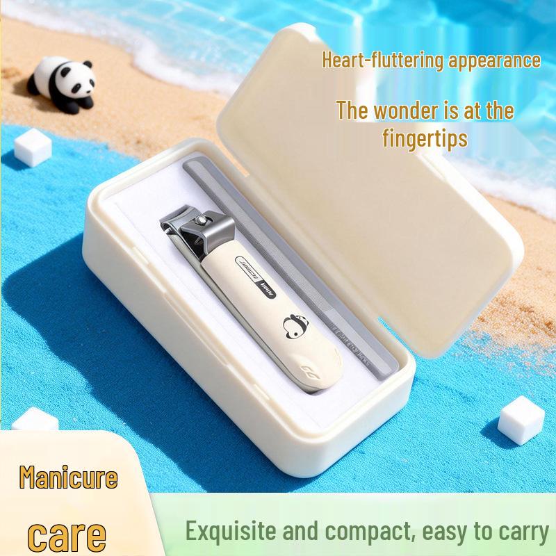 Cartoon Nail Clipper Set for Kids – Anti-splash Stainless Steel Clippers and Pedicure Tools