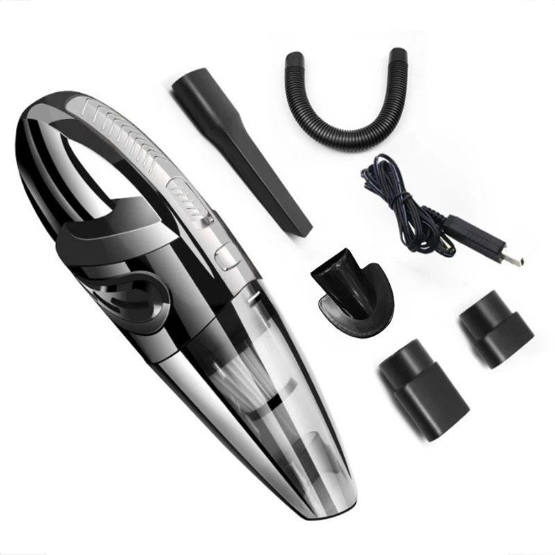 Wireless Handheld Car Vacuum Cleaner High Power Small Interior Cleaning Model Set for Auto Detailing