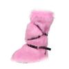 Fashion New Winter Furry Shoes Women Fur Snow Fluffy Warm Fur Wool Boots Plush Fashion Boots Ladies Casual Fur Boot