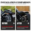 Motorcycle Rear Short Fender Mudguard Cover Without Light For Harley Softail Breakout FXBR Fat Boy FXDR 2018 2019 2020 2021-UP