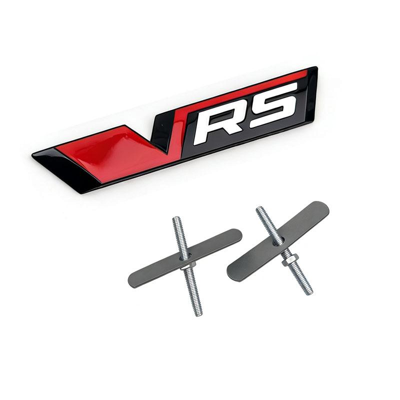 CXUX8 Car 3D Metal Logo Grill Trunk Emblem Badge Sticker Decals For Skoda VRS Octavia 1 2 3 5 Fabia Rapid Superb Kodiaq KAROQ 4x4 YETI