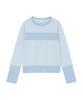 THE COLDEST MOMENT (W) Tcm Color Block Line Long Sleeve (Sky Blue)