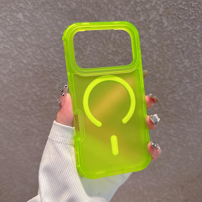Matný Cukrový Magnetický Bezdrátové Nabíjení Průhledný Kryt Pro iPhone 17 Air 17 Pro Max Pro Magsafe Nárazuvzdorný 3 v 1 Pancéřový Kryt