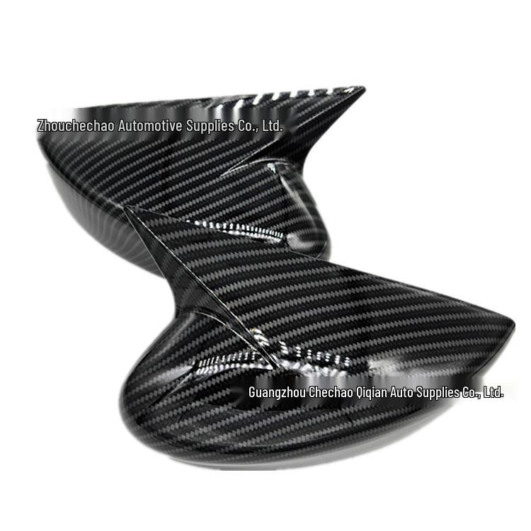 Bluebird Kicks 15-23 Rearview Mirror Cover, Carbon Fiber, Reflective Mirror Shell.