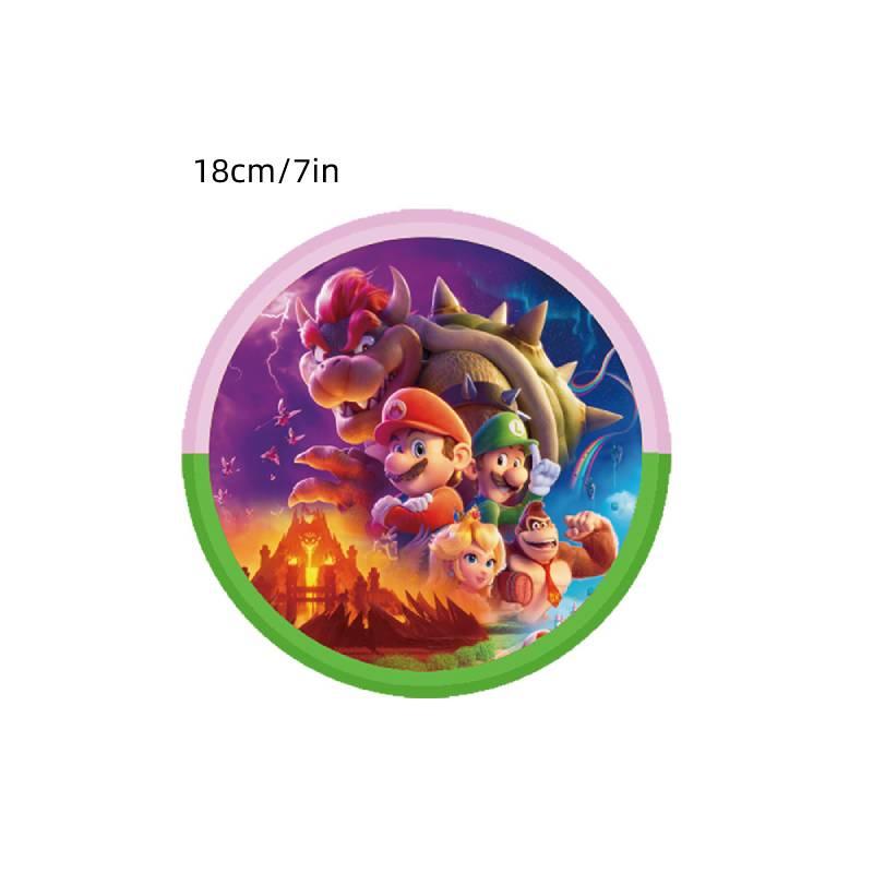 Mario Movie Kids Birthday Party Decoration Banner Tableware Supplies