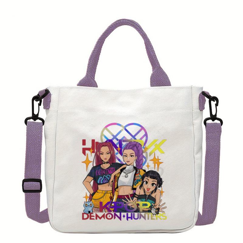 Witch Hunters Fashion Shoulder Bag Versatile Commuter Handbag Women's Large Capacity Canvas Handbag