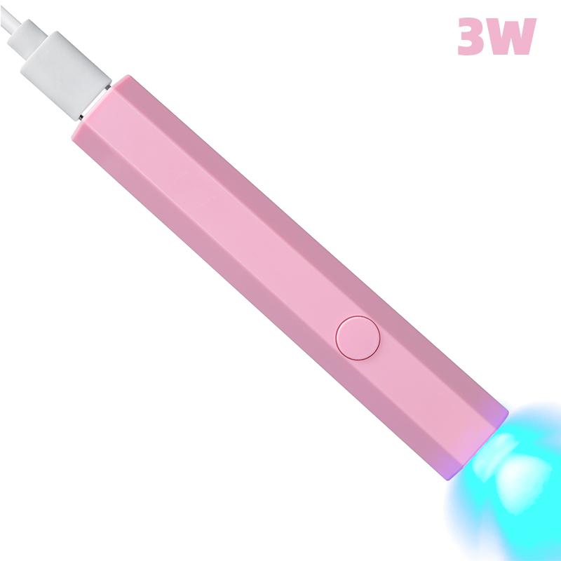 

18 Вт Мини УФ светодиодная лампа для ногтей Портативная лампа для ногтей Быстросохнущая лампа для отверждения гель-лака USB Перезаряжаемые домашние инструменты для фототерапии