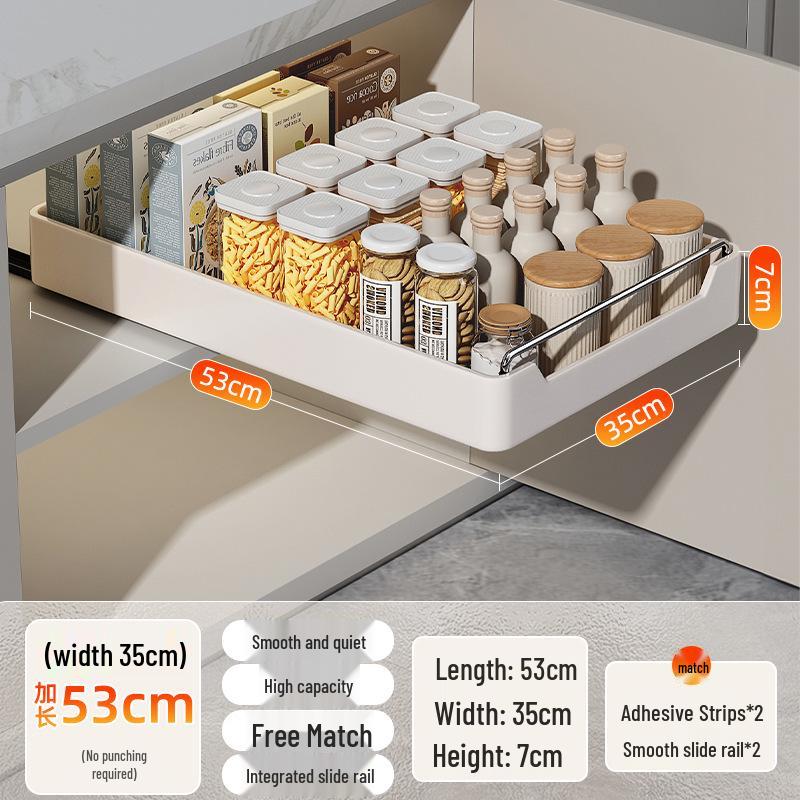 Kitchen Sink Pull-Out Basket Organizer Drawer