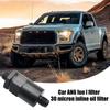 Car Oil Filter 30 Micron Aluminum Alloy Inline High Performance Oil Filter For Road Trip Auto Repair Automotive System Engine