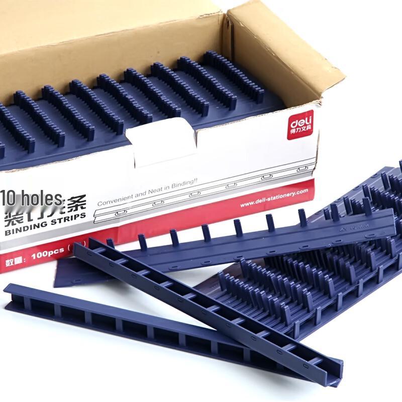 Deli 10-Hole A4 Plastic Binding Combs