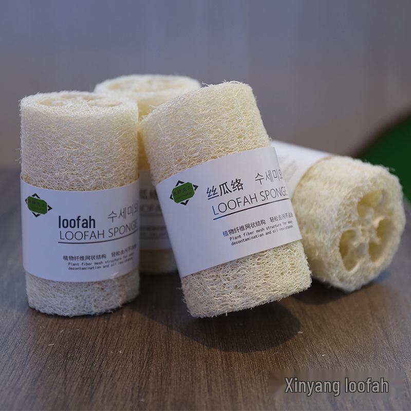 Xinyang 2025 Natural Luffa Dish Scrubber - Non-Stick, Whole Luffa Dishcloth