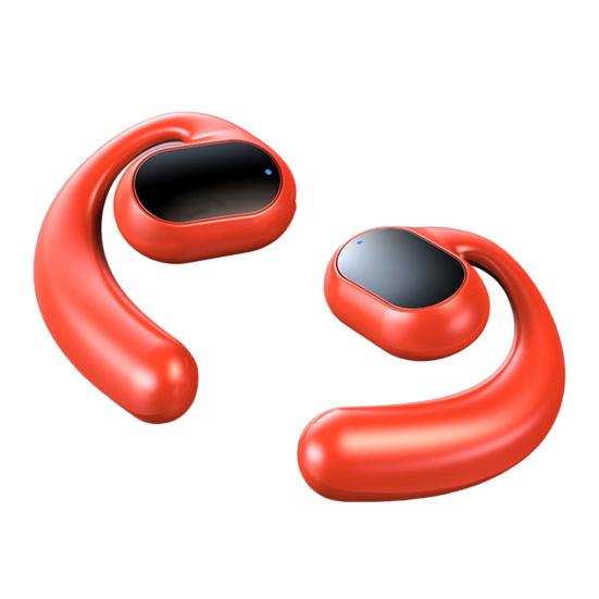 

1 комплект беспроводных наушников, супер длительный срок службы батареи, воздушная проводимость Ipx5, водонепроницаемая, стабильная передача оранжевый