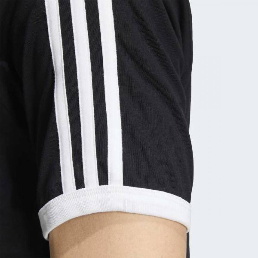 adidas 3 STripe Slim Ringer T shirT Kf0417