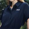 FILA Heritage Utility Skirt Simple Classic Retro Casual Fashion Versatile Comfortable Woven Short Sleeve Dress Women dresses F51W628301FNV