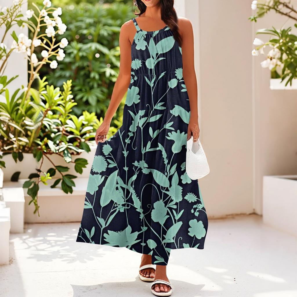 Women's Summer Casual Fashion Suspender Sleeveless Dress