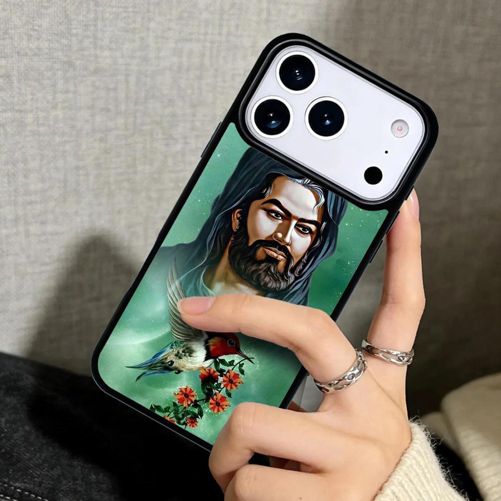 Capa Case for iPhone 17 Air 16 Pro Max 15 Plus 11 13 Mini 14 12 Back Phone Cover Imam Hussain Shia Ali
