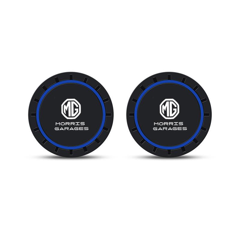 Silicone Car Coasters Water Cup Slots Non-Slip Mat Drink Pads For MG Morris Garages 6 3 5 7 TF ZR ZS HS GT EV Astor One GS V80 JHE6