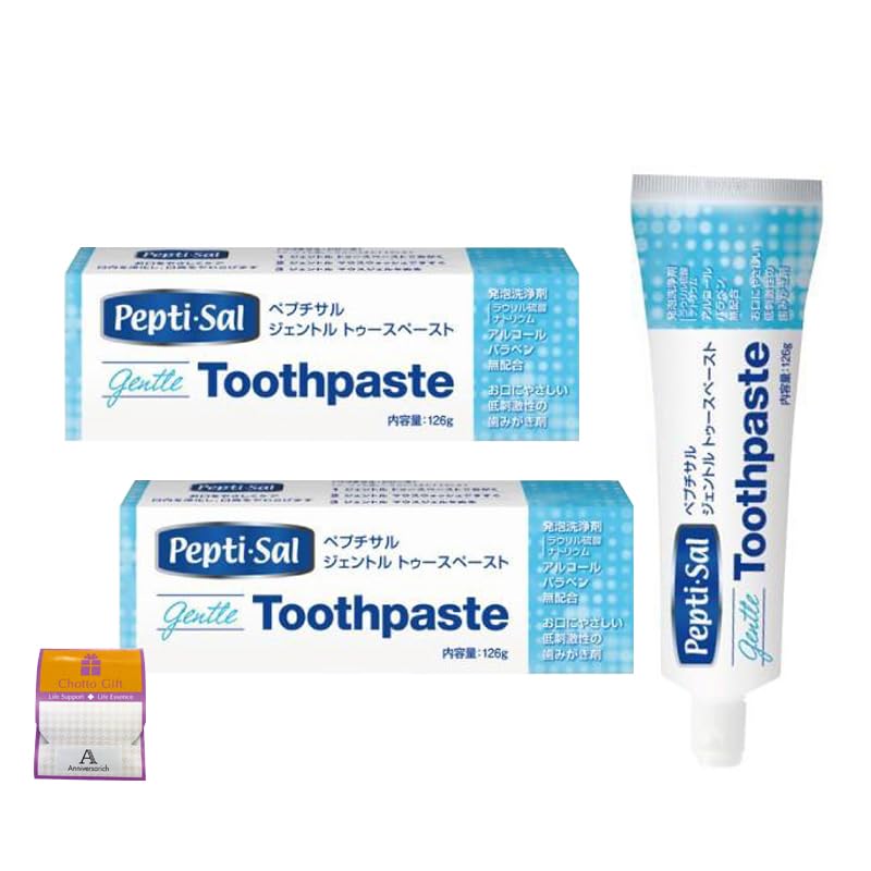 

[Set of 2] Peptisal Gentle Toothpaste 126g x 2 Oral Care Anniversarich Comes with a small gift