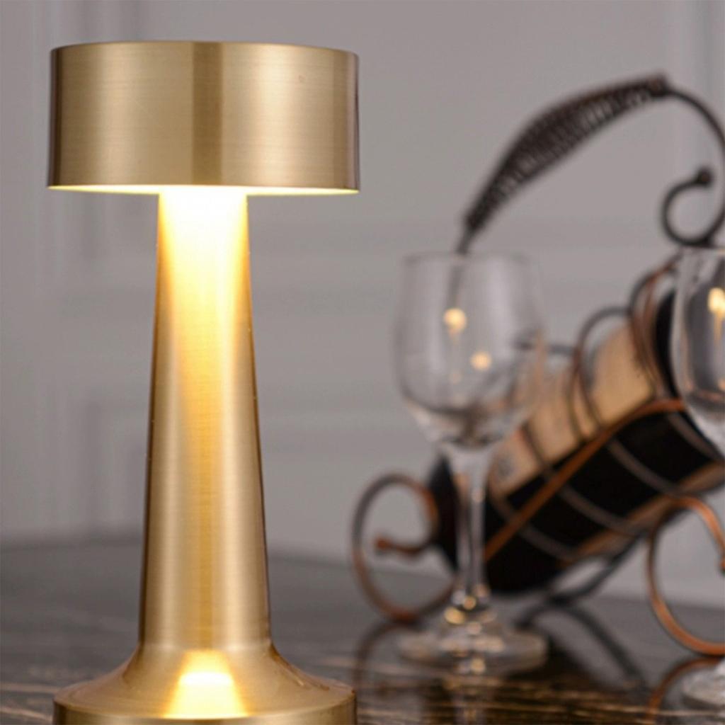 Creative Modern Dumbbell Desk Lamp Bar Bedroom  Iron Dumbbell Nightlight USB Atmosphere Light