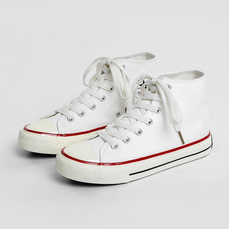 1970s Retro Canvas High-Top Shoes - Unisex, Versatile, Classic for Women and Men Spring 2025
