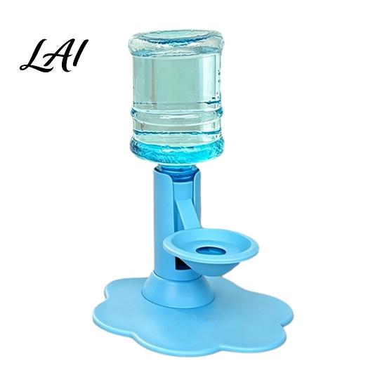 Abbeveratoio Automatico da Interno per Cani Dispenser d'Acqua per Gatti a Gravità Serbatoio 640ml Ciotola Ricaricabile Rialzata Sicura Plastica Fornitura per Animali Domestici Idratazione Senza Mani