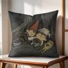 OOver The GGarden WWall Cushion Cover Natural Linen Organic Fabric DoubleSided Printing Couch Pillow Covers Home Decor
