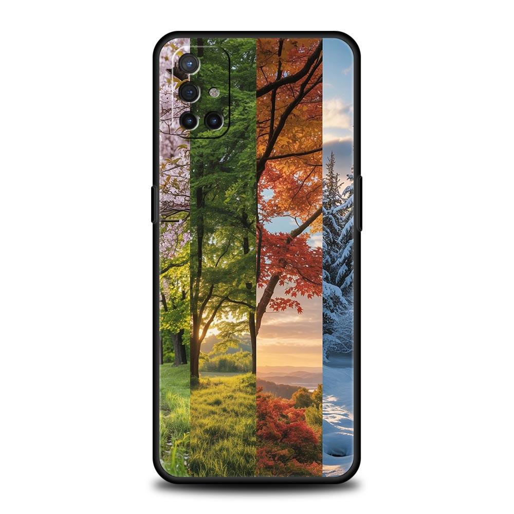 Beautiful Nature Forest Tree Phone Case For OnePlus 15 13 12 11 10 Pro 13T 13R 12R 9 8T 8 7 7T 9R Nord 2T CE 2 3 4 5G Soft Cover