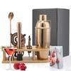 Bar Shaker Shaker Stainless Steel Japanese Shaker Semicircular Cocktail Shaker 10-Piece Set