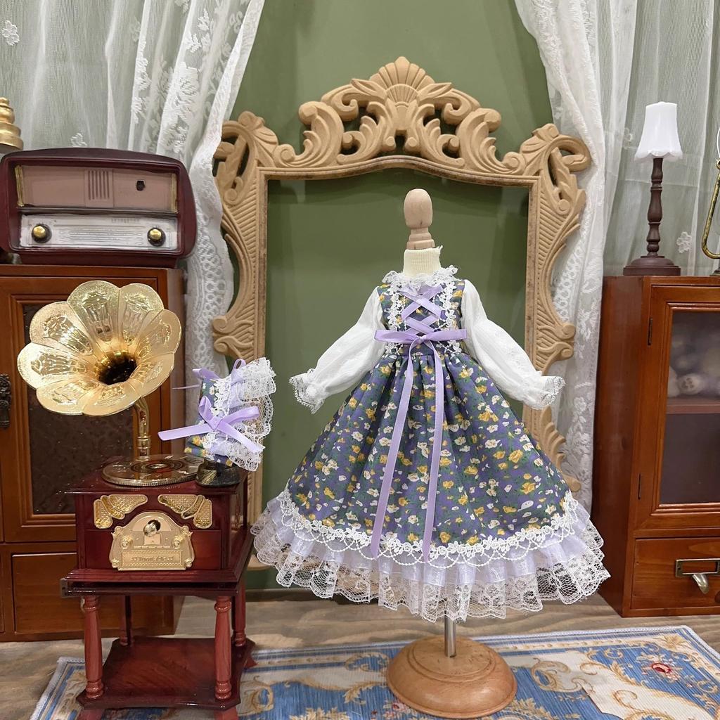 HAMRETHYPPZ 14 16 13 BJD Kuleleddsdukke Kjole Dukke Kostyme Dukke Tjenestepikeklær Kuleleddsdukke Pynte Dukke Kjole Prinsessekjole, Prinsesseskjørt,