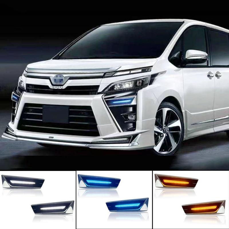 Toyota VOXY 80 Series Front Bumper Lights for Day & Night Driving.