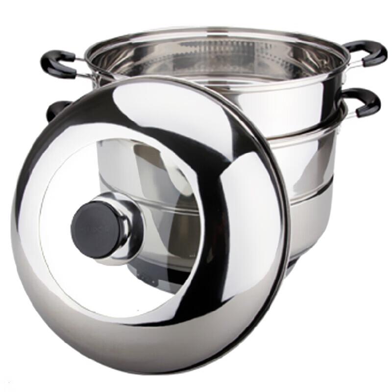 SUPOR Stainless Steel 2-Tier Steamer