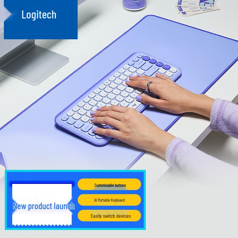 

Logitech POP ICON COMBO Wireless Keyboard and Mouse Set