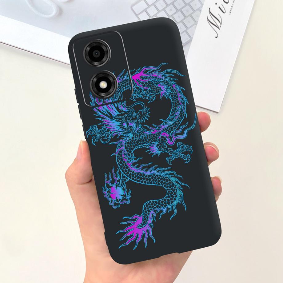 

For Moto E14 Soft TPU Phone Case Silicone Luxury Cute Cat Panda Animals Painted Cover For Motorola Moto E14 Fundas 2024 Fashion Motorola E14