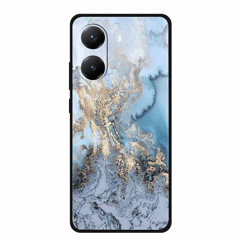 Funda For Poco X7 Pro Cases Marble Painted Silicone Back Cover for Poco X7 Pro Protective Shockproof Cool Capa Poco X7Pro Bumper