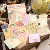 45 Pcs/pack Vintage Inviscid Decorative Paper DIY Scrapbooking Material Paper Hand Made Junk Journal Background Paper