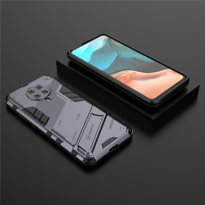

Для Xiaomi Redim K30 PRO Чохол Протиударна Броня Стенд Бампер Телефон Чохол Для Xiaomi POCO F2 Pro POCOF2Pro Mi Pocophone F 2 F2Pro For Redmi K30 PRO сірий колір