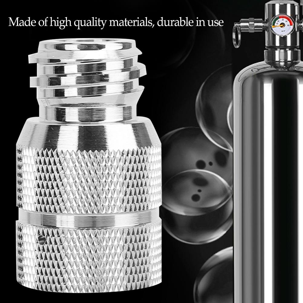 CO2 Cylinder Adapter for SodaStream TR21-4 Male Thread To G1/2 Type30 Female Thread
